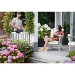 Keter Troy Adirondack Tuinstoel - 81x80x96,5cm - Wit 17 Keter Troy Adirondack Tuinstoel - 81x80x96,5cm - Wit -LeenBakker Winkel 81026433 0006