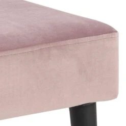 Bankje Gaby - Fluweel - Roze - 45x95x38 Cm 8 Bankje Gaby - Fluweel - Roze - 45x95x38 Cm -LeenBakker Winkel 81026453 0400