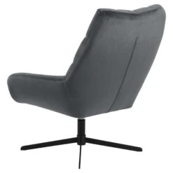 Fauteuil Devin - Stof - Donkergrijs -LeenBakker Winkel 81027693 0300
