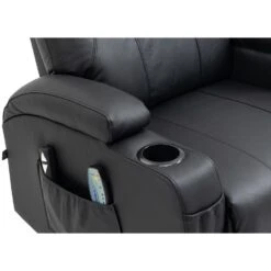 CLP Fauteuil Hepler Zwart Frame - Echt Leer - Zwart -LeenBakker Winkel 817b44484bd8423cb15abe40e78f9bd4