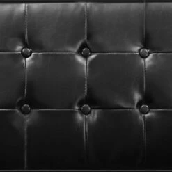 VidaXL Fauteuils Kunstleer Zwart -LeenBakker Winkel 81f60f56b81c40049a609503c6e140ea