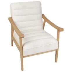 LEKNES - Fauteuil - Wit - Bouclé 19 LEKNES - Fauteuil - Wit - Bouclé -LeenBakker Winkel 82094fd09c54443eb27b6a771777e48b