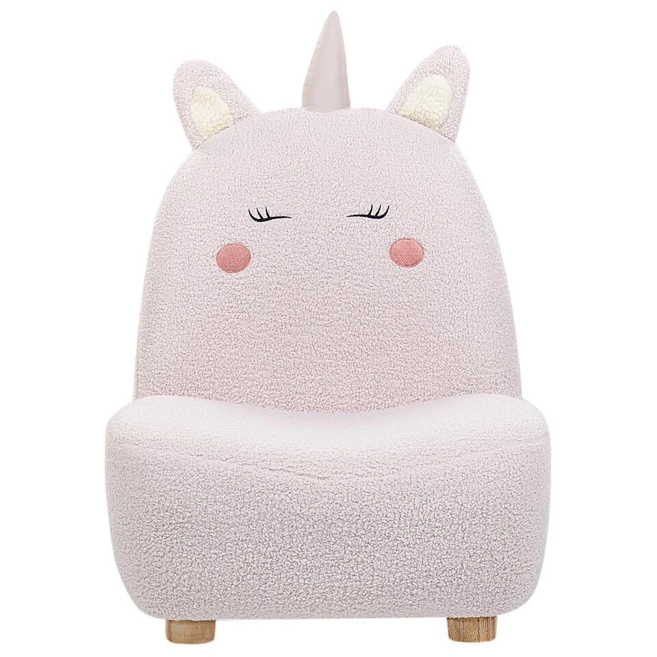 LULEA - Kinderstoel - Roze - Nepbont 9 LULEA - Kinderstoel - Roze - Nepbont - Afbeelding 7