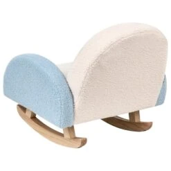 OMBO - Schommelstoel Voor Kinderen - Lichtblauw - Bouclé -LeenBakker Winkel 828889c6b23f4aefb44189a679d81090