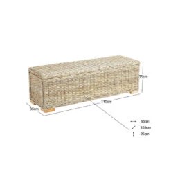 Bank Ingang Scandinavische Slaapkamer Hout Rotan Natuurlijke Vezels -LeenBakker Winkel 83033d0d231a471aaebe5ee8ac3d2625