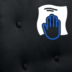 CLP Schommelstoel Sanka Fluweel - Zwart -LeenBakker Winkel 832fc722c8f64f79ab07500c4f59eff6