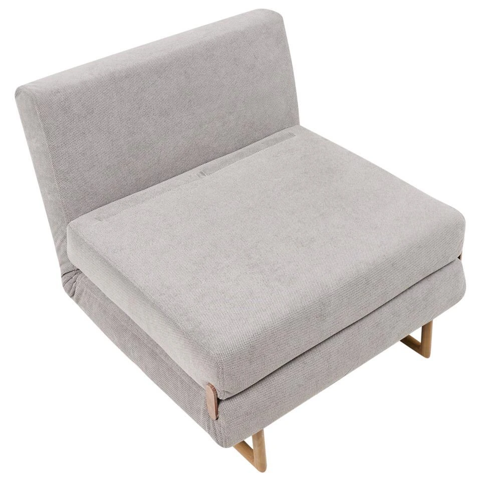 JERSLEV - 1-zits Slaapbank - Grijs - Polyester 11 JERSLEV - 1-zits Slaapbank - Grijs - Polyester - Afbeelding 9