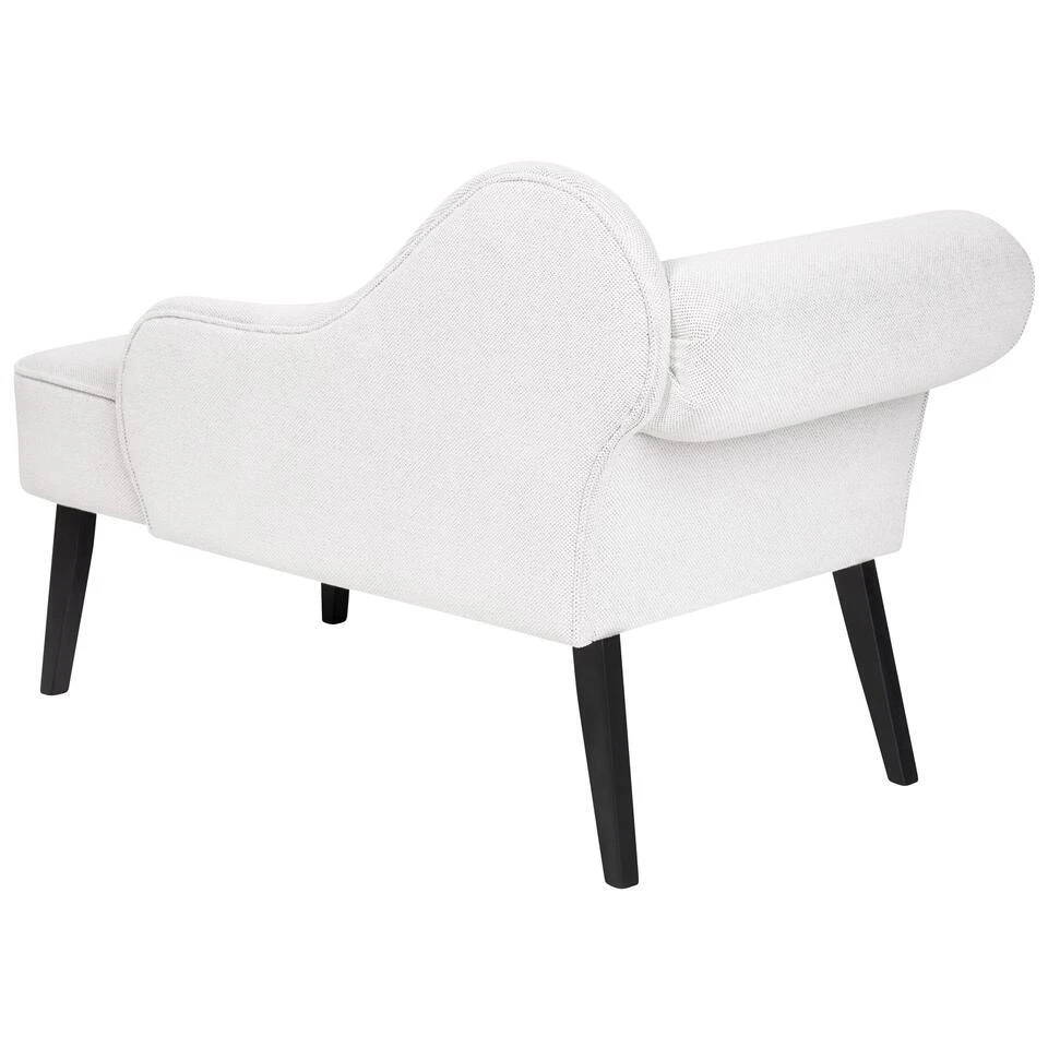 BIARRITZ - Chaise Longue - Wit - Linkerzijde - Polyester 8 BIARRITZ - Chaise Longue - Wit - Linkerzijde - Polyester - Afbeelding 6