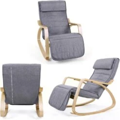 Parya Home Fauteuil Schommelstoel Grijs 10 Parya Home Fauteuil Schommelstoel Grijs -LeenBakker Winkel 83cd4ce0230549b397e27635131d2139
