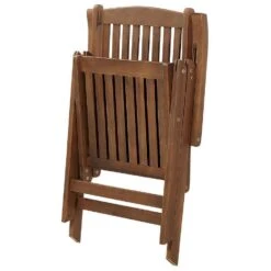 AMANTEA - Tuinstoel Set Van 2 - Donkerbruin - Acaciahout -LeenBakker Winkel 83ed62403a584715a47f2505d51386e9