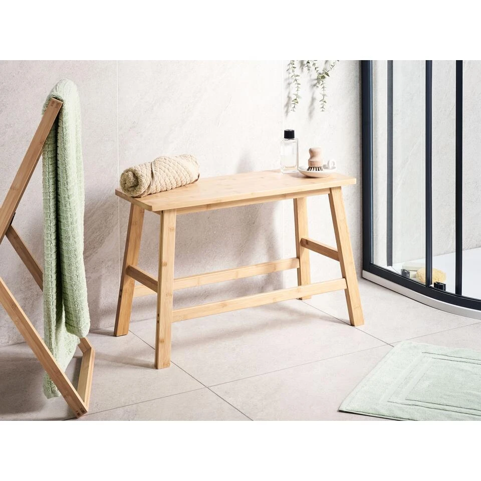 IGUAZU - Bankje - Lichtbruin - Bamboe 4 IGUAZU - Bankje - Lichtbruin - Bamboe - Afbeelding 2