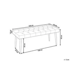 ESSONNE - Hocker - Beige - Kunstleer -LeenBakker Winkel 85687704919f4045ab6f10939f7ad120