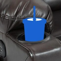 CLP Fauteuil Andover Zwart Frame - Kunstleer - Bruin -LeenBakker Winkel 85f895430f2647b89f740ddbc3da2772