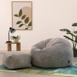 Icon Zitzak En Poef Kingston - Corduroy Zitzak - Grijs 11 Icon Zitzak En Poef Kingston - Corduroy Zitzak - Grijs -LeenBakker Winkel 8678d76bfbed49a0b272a6182775514e