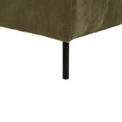 LANNILS - Chaise Longue - Groen - Linkszijdig - Fluweel -LeenBakker Winkel 86e376fc17b9402bac39d0bde75118fa