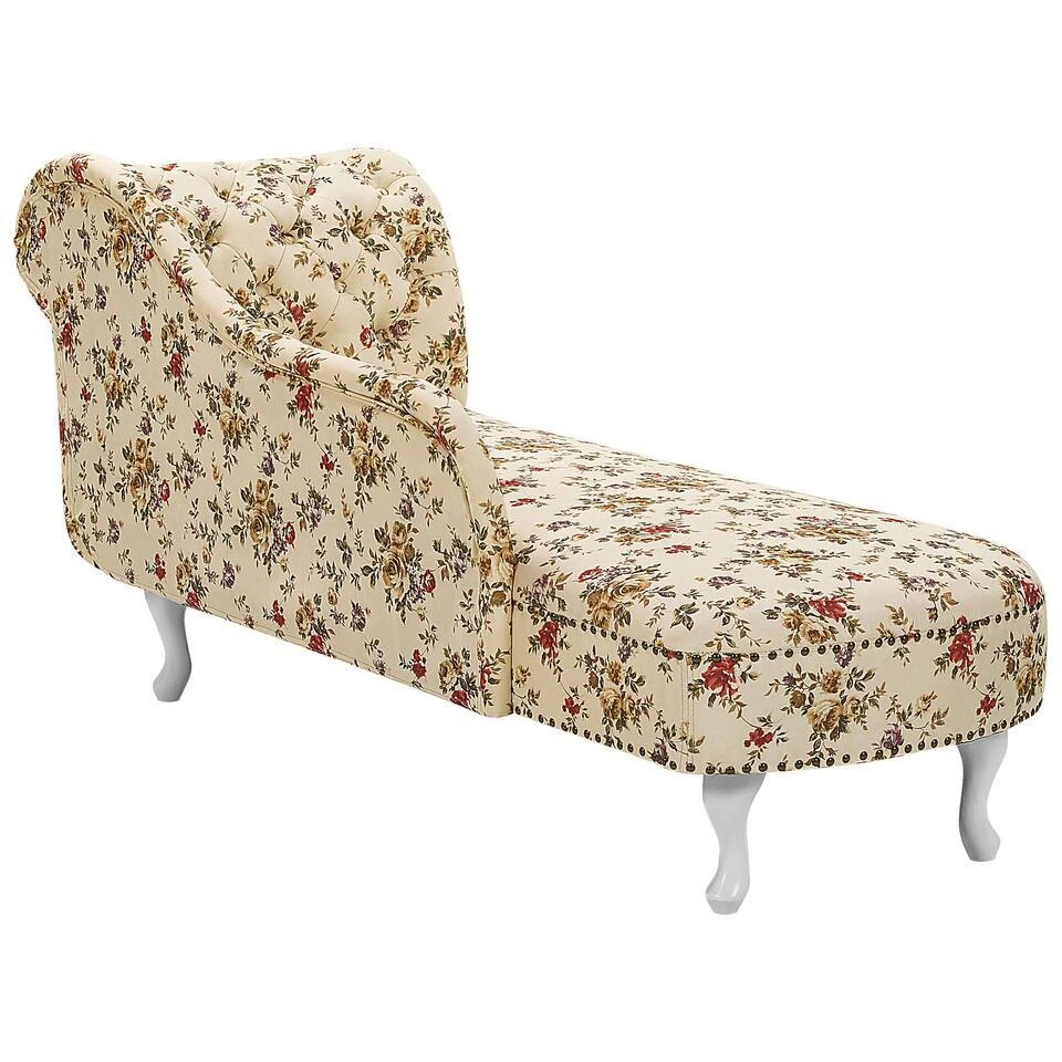 NIMES - Chaise Longue - Multicolor - Rechterzijde - Polyester 7 NIMES - Chaise Longue - Multicolor - Rechterzijde - Polyester - Afbeelding 5