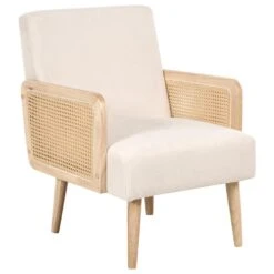 HOJBY - Fauteuil - Lichtbeige - Polyester -LeenBakker Winkel 873af991941246b28aaf81dff7f03418