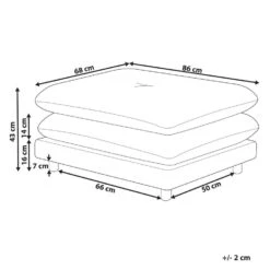 HEDEN - Ottomaan - Grijs - Polyester 11 HEDEN - Ottomaan - Grijs - Polyester -LeenBakker Winkel 878b1f4735e04104a79f8e04f099fb9f 1
