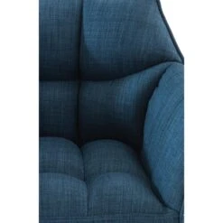 CLP Barkruk Damaso Zwart Frame - Stof - Blauw -LeenBakker Winkel 88066a800d2a419194505c48425dbea3