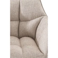 CLP Barkruk Damaso Zwart Frame - Stof - Ivoor -LeenBakker Winkel 884649f9097940bd8e1ec7cf6b3d8fed