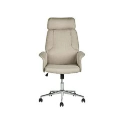 Beliani Bureaustoel PILOT - Beige Polyester -LeenBakker Winkel 88af685efae64e2ea5872d815387c2b4