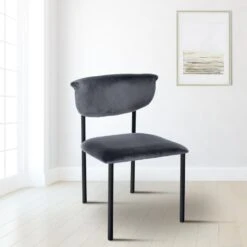 CLP Eetkamerstoel Gambell Fluweel - Donkergrijs 11 CLP Eetkamerstoel Gambell Fluweel - Donkergrijs -LeenBakker Winkel 88ccace3cb45460d995d58d81b039788