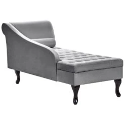 PESSAC - Chaise Longue - Lichtgrijs - Rechterzijde - Fluweel 22 PESSAC - Chaise Longue - Lichtgrijs - Rechterzijde - Fluweel -LeenBakker Winkel 8925a90f803f49c1a32d68382ea6034c