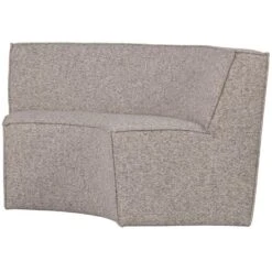 WOOOD Europa 2-Zits Eetbank - Geweven Stof - Zand - 85x131x131 -LeenBakker Winkel 8a8a07a516304152a92695044cf80d46