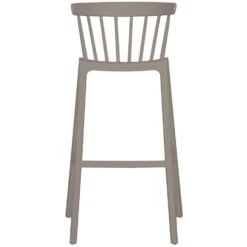 WOOOD Bliss Barstoelen Buiten - Kunststof - Taupe - Set Van 2 -LeenBakker Winkel 8ae943ed4ba3424390a111146530902e
