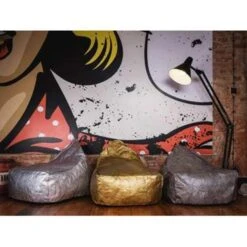 Beliani Zitzak DROP - Grijs Synthetisch Materiaal -LeenBakker Winkel 8afbb76f352a456bb8909cc6851c483b