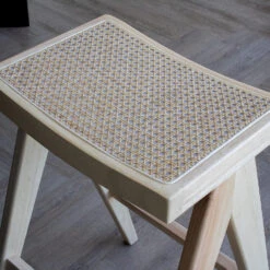 Barkruk Naturel Rotan - Zithoogte 75cm - 45x32x75cm - Jules - Set Van 2 -LeenBakker Winkel 8b23f70c43fe4bfa8c2f321fab5bc0a9