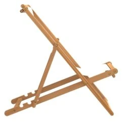 VidaXL Ligstoel 56x105x96 Cm Teakhout Crème -LeenBakker Winkel 8b8040ecaa624a729c24c53a36fb4a20