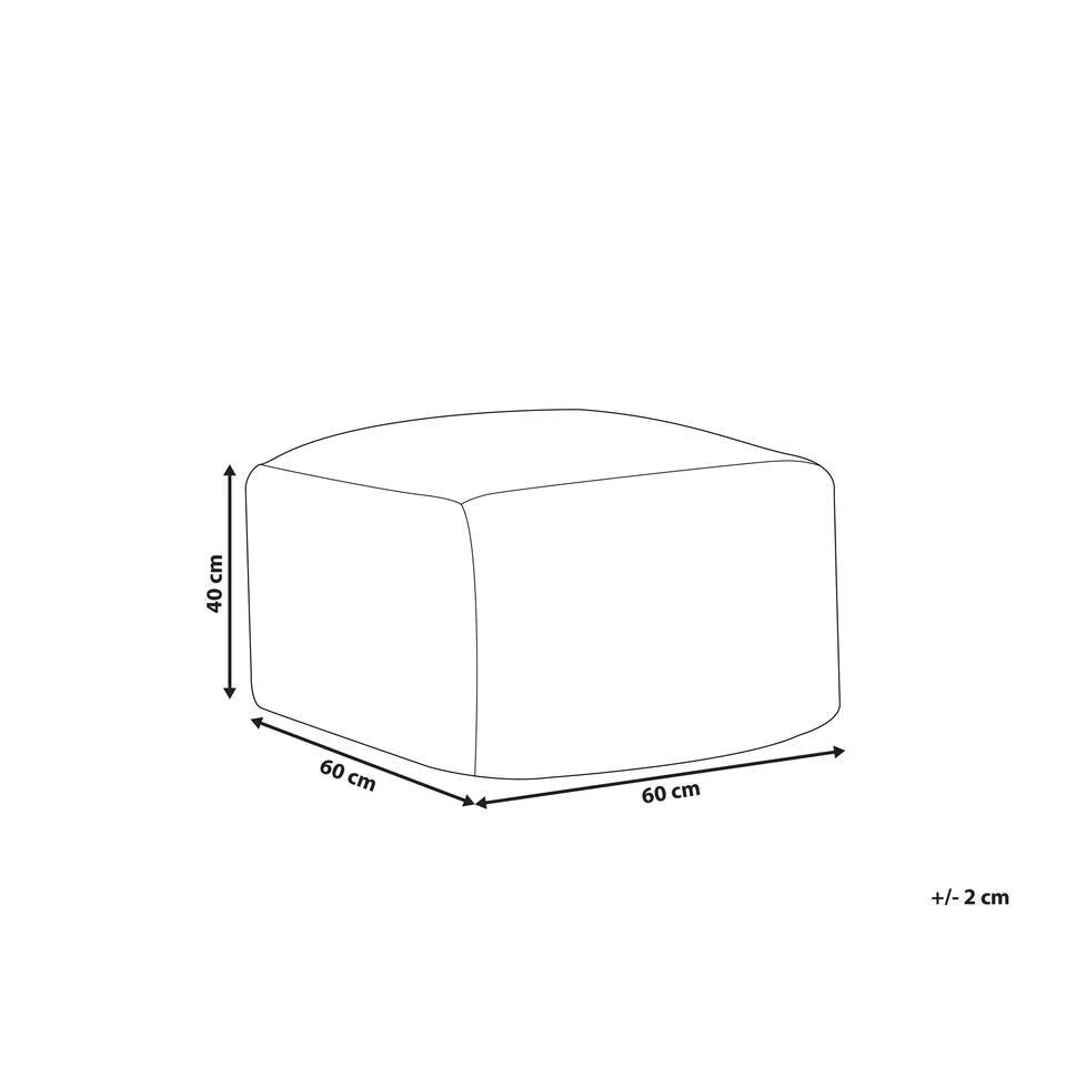 MANISA - Poef - Bruin - 60 Cm - Wol 5 MANISA - Poef - Bruin - 60 Cm - Wol - Afbeelding 3