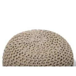 CONRAD L - Poef - Beige - Katoen -LeenBakker Winkel 8cc61407aa7744c990692d861a325066