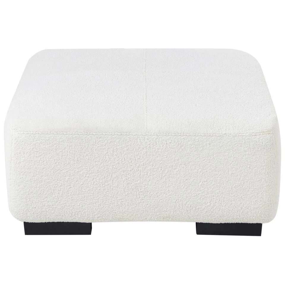 LUNGO - Ottomaan - Wit - Bouclé 8 LUNGO - Ottomaan - Wit - Bouclé - Afbeelding 6