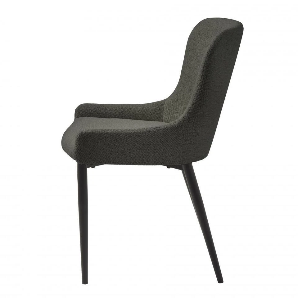 Nordic Home - Safa Eetkamerstoel Bouclé - Grijs 5 Nordic Home - Safa Eetkamerstoel Bouclé - Grijs - Afbeelding 3