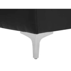 Beliani Ottomaan ABERDEEN - Zwart Kunstleer 9 Beliani Ottomaan ABERDEEN - Zwart Kunstleer -LeenBakker Winkel 8e708ad8bae24bfea3818f01f182c538