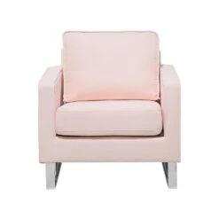 Beliani Fauteuil VIND - Roze Polyester 9 Beliani Fauteuil VIND - Roze Polyester -LeenBakker Winkel 8f64f9f2f93541a394eb545ad952a58a