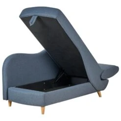 MERI II - Chaise Longue Met Opbergruimte - Blauw - Rechts - Fluweel -LeenBakker Winkel 8f6ad8f6683c4ffcae0f58862cf0e2e9