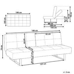 DUBLIN - Slaapbank 3-zits - Groen - Polyester -LeenBakker Winkel 8f795240886a4a77b50cc343b549f362
