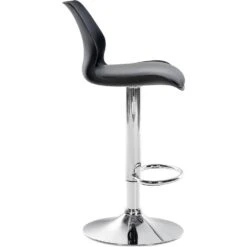 CLP Set Van 2 Barkruk Gilbert Chroom Frame - Kunststof - Zwart -LeenBakker Winkel 8fd97cabd67741d788b756ee7f1951e2