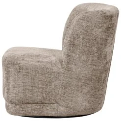 WOOOD Atty Draaifauteuil - Polyester - Zand - 75x74x65 -LeenBakker Winkel 9085c15123734392b55f5e69abb12958
