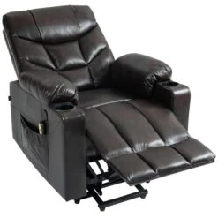 CLP Fauteuil Andover Zwart Frame - Kunstleer - Bruin -LeenBakker Winkel 90875f35ec4d450c8ac0eca40a1f50ae