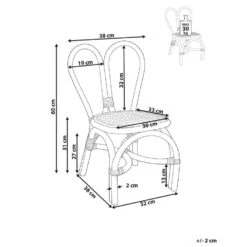 DESIMI - Kinderstoel - Paars - Rotan -LeenBakker Winkel 9099a8425d5849ef90d562e59c17cdcb 1