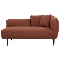 CHEVANNES - Chaise Longue - Donkerrood - Bouclé -LeenBakker Winkel 911c40caf42441b6af96d96006467640