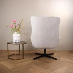 DS4U - Luka Draaifauteuil - Wit -LeenBakker Winkel 91c526e1fd734a98a2f05ebb51d66e45