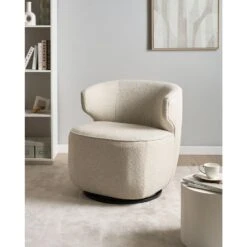 MOLLEBY - Fauteuil - Lichtbeige - Bouclé -LeenBakker Winkel 929060c01b914e469c4ef0f11b4f97b0