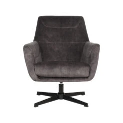 LABEL51 Fauteuil Toby Antraciet Velours 9 LABEL51 Fauteuil Toby Antraciet Velours -LeenBakker Winkel 92b0864a5d094a3184979ed8ccb6fa98