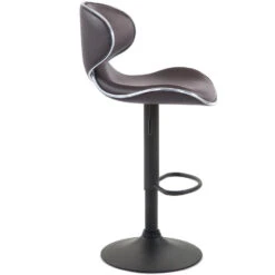 CLP Set Van 2 Barkruk Las Vegas V2 Zwart Frame - Kunstleer - Bruin -LeenBakker Winkel 92cf19d2efb5409599a6a97bd864ffe3