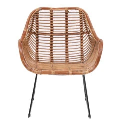 Set Van 2 Metalen En Natuurlijke Rotan Stoelen -LeenBakker Winkel 92d5ef7315ba4b22a640f7030a43915a